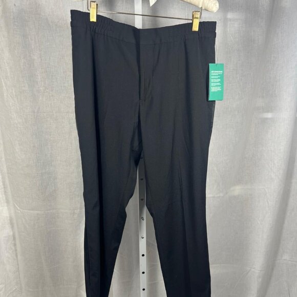 NWT H&M Slim Fit Coupe Etroite Tuxedo Pants in Black - Size 36R - Picture 1 of 11
